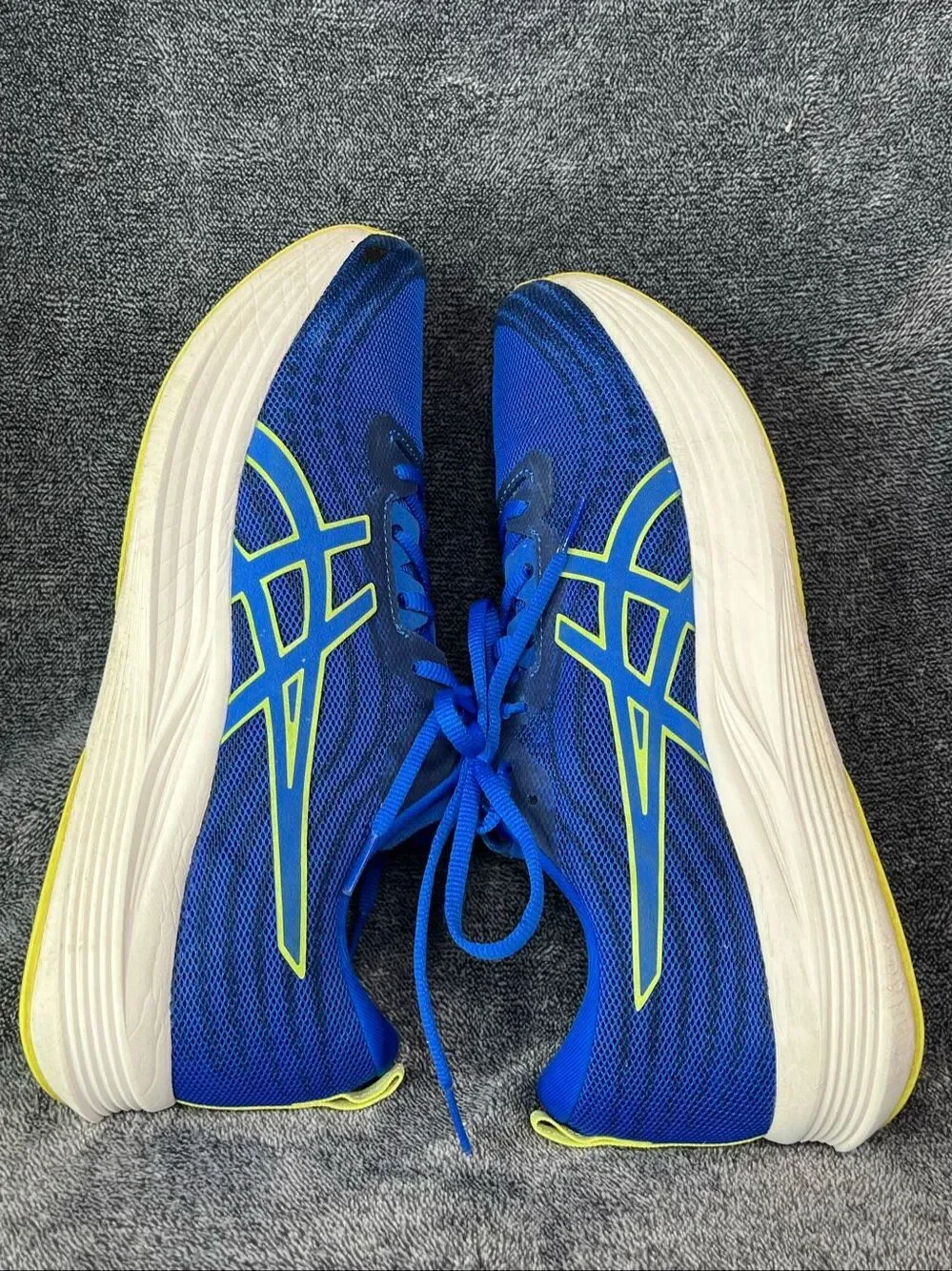 ASICS EvoRide Speed Men's Size 11.5 Blue/Yellow Running Shoes 1011B612